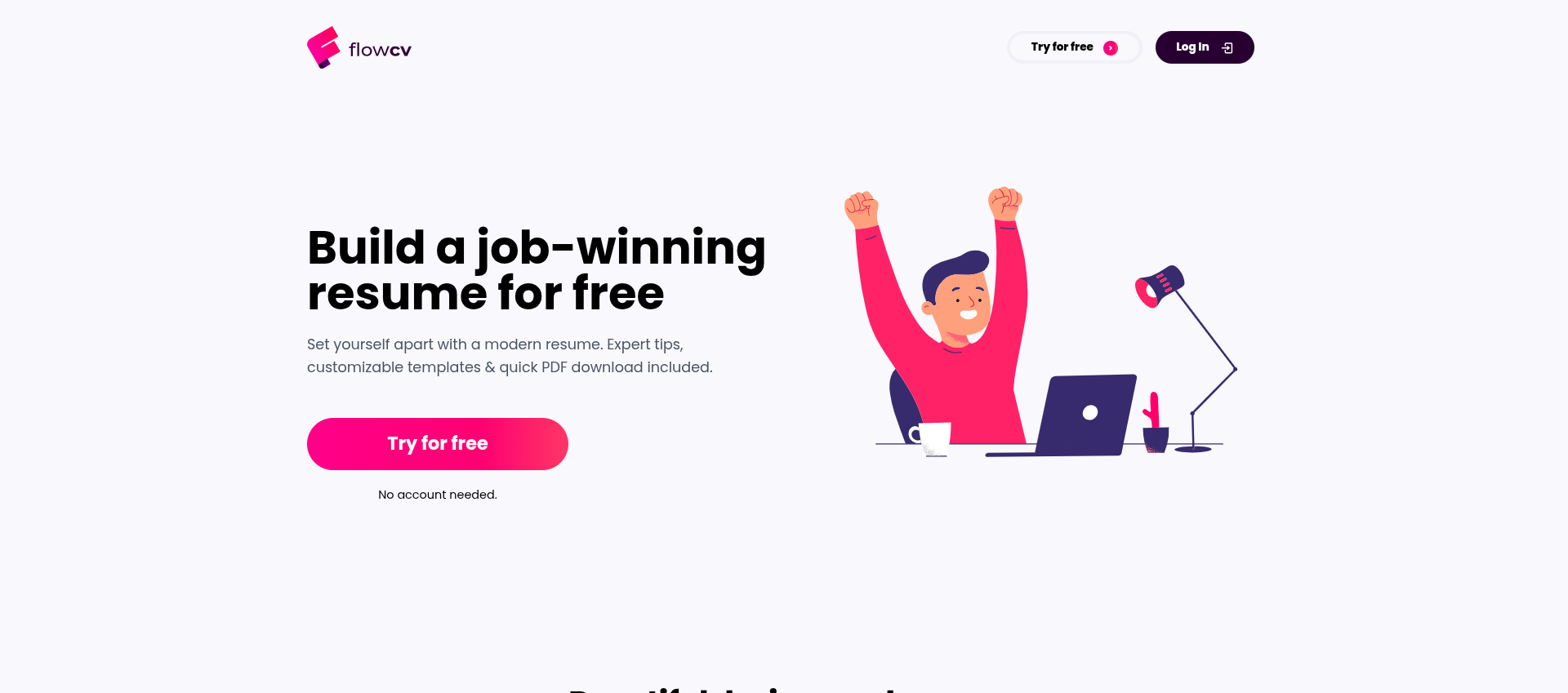 Clone: FlowCV Screenshot